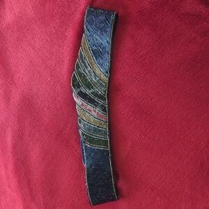 Vintage 80s Beaded Belt